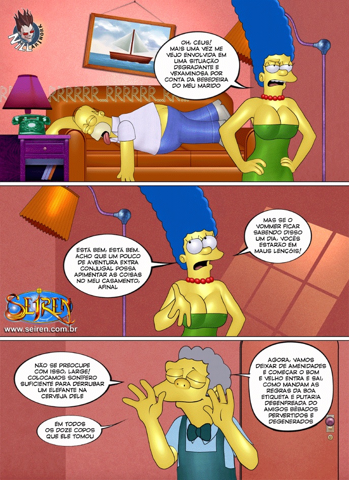 O fugitivo errante 01 - Simpsons