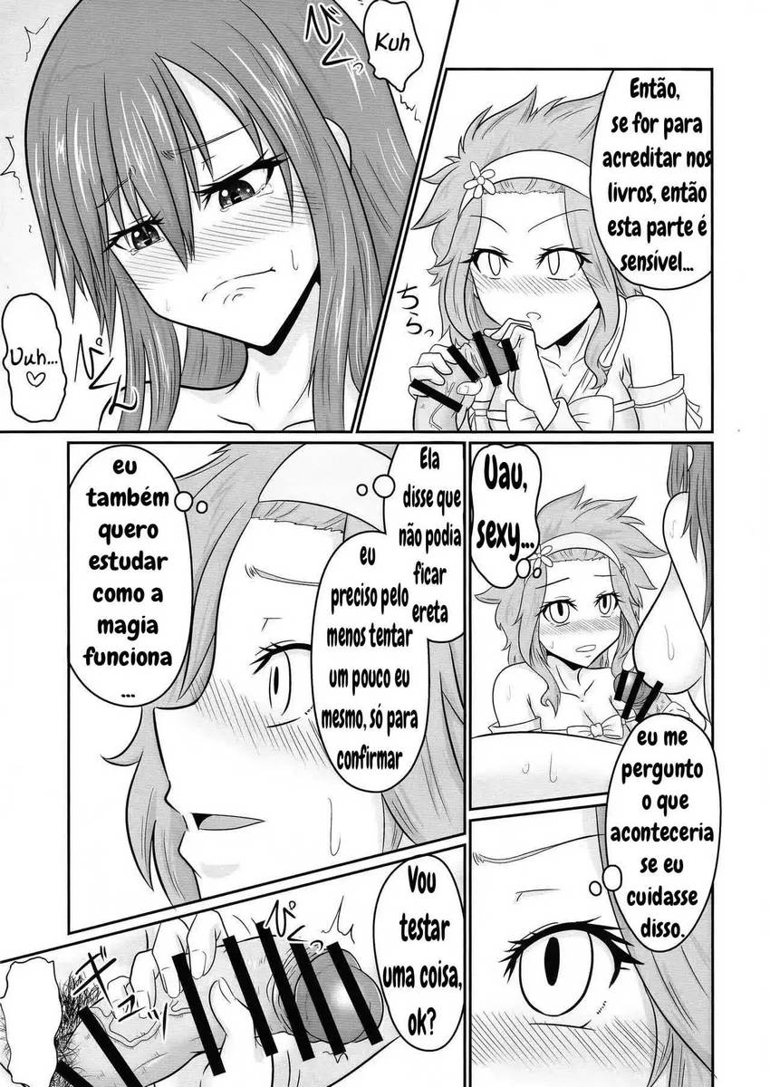 Fairy Tail Hentai - Erza e Lucy futunari