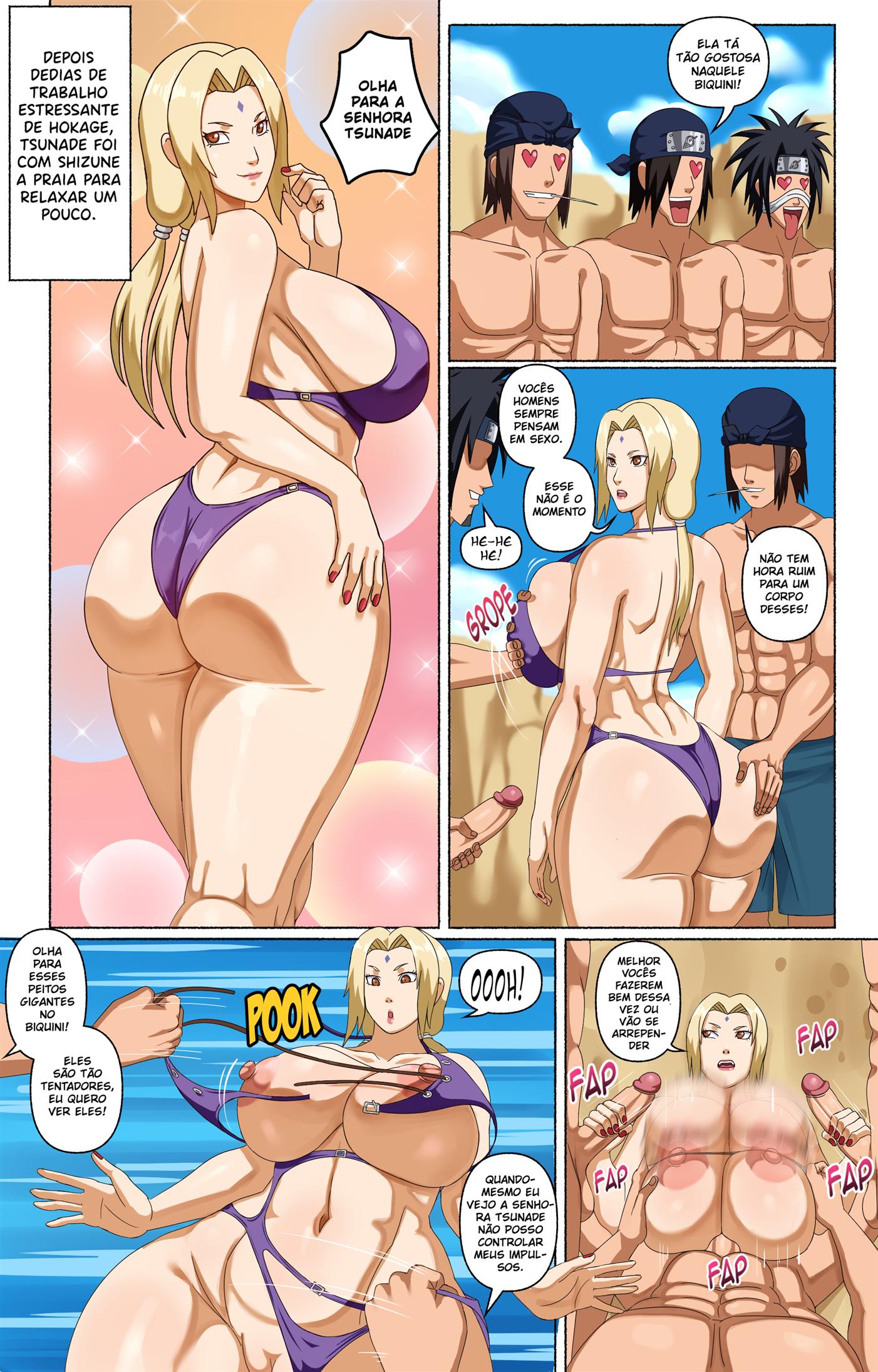 Tsunade Hentai: Tsunade E Seus Assistentes